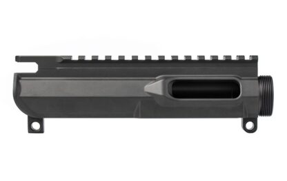 DESCRIPTION The Aero Precision EPC-9 Threaded Upper receiver is the perfect addition to any AR9 build. Including a last round bolt hold open mechanism and compatible with most standard AR15 barrel nut and handguard combinations this upper receiver will help take your pistol caliber build to the next level. Features: Last round bolt hold open mechanism Accepts most AR15 compatible barrel nuts and handguards Dimple above threads to allow for proper handguard timing Standard AR15 takedown/pivot pin lug pattern Machined from custom forged 7075-T6 aluminum Laser engraved T-marks Includes: Upper Receiver Pre-installed last round bolt hold open assembly NOTE: The EPC last round bolt hold open is ONLY compatible with appropriate GLOCK® pattern magazines. Check out our EPC-9 lower and spare parts