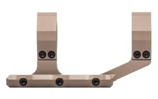DESCRIPTION Our Aero Precision Ultralight 1" Extended Scope FDE Mount features a rear ring that is pushed forward 1", resulting in better eye relief. This scope mount is designed to fit AR type upper receivers with Mil-Spec 1913 Picatinny rails and features a cross-slot keyway that offers excellent recoil protection. Our Ultralight Scope Mounts free you from unnecessary bulk, providing one of the lightest mounts in the industry. Check out our Magpul MBUS Offset sight Set