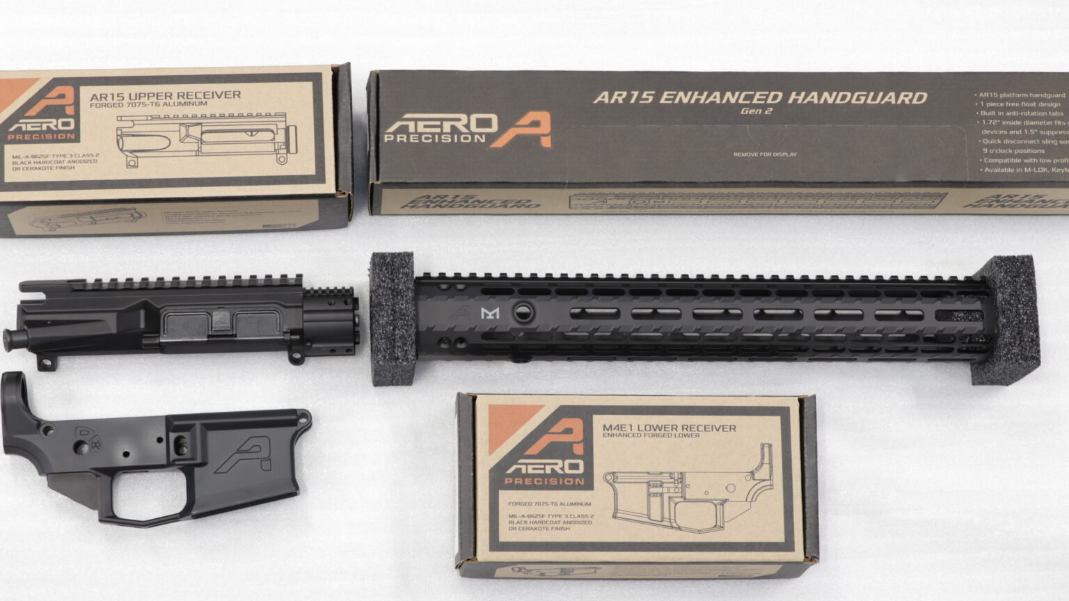 Aero Precision M4E1 Enhanced Builder Set AR15 15" Snake River Rifleworks