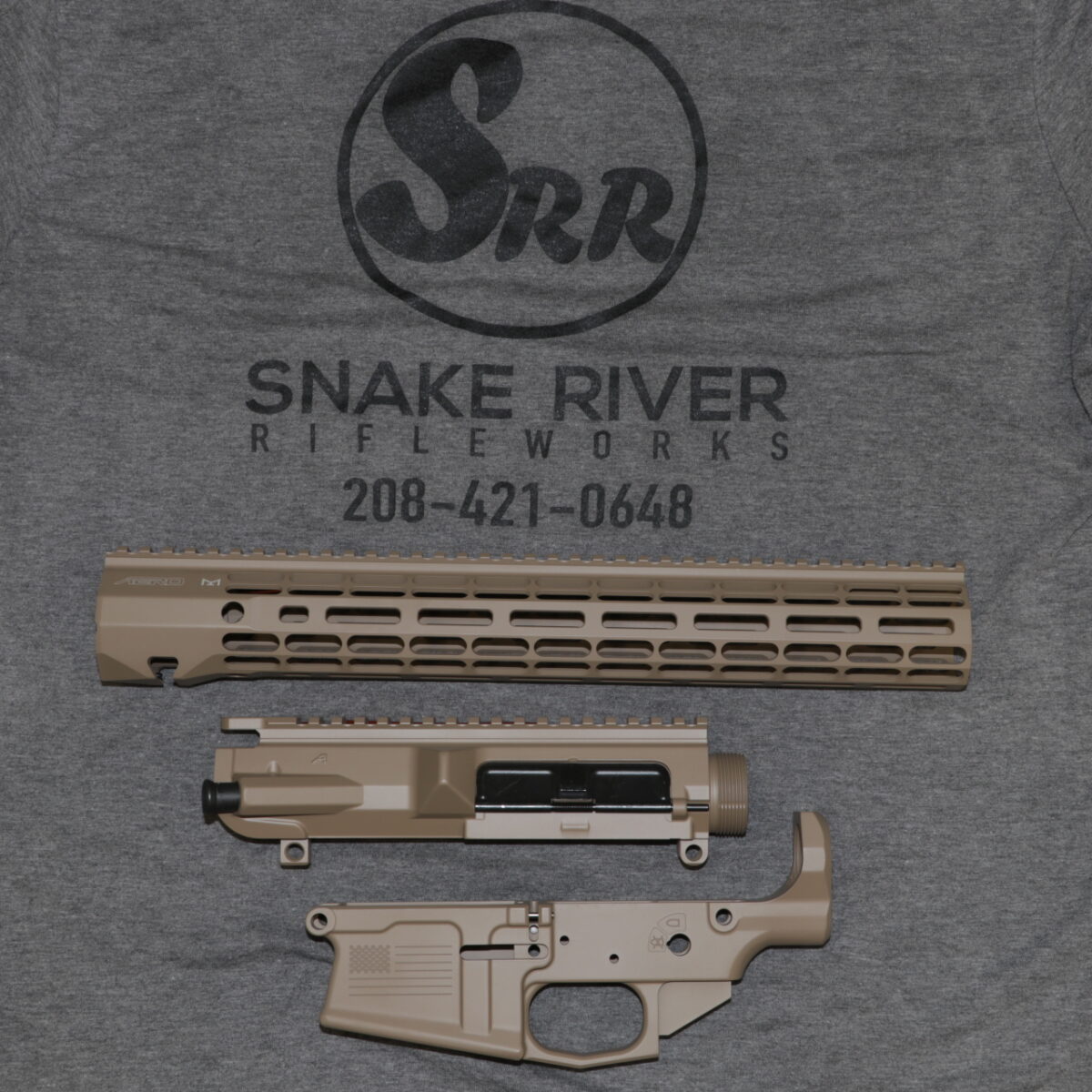 Aero Precision M5 Freedom ROne FDE Builder Set 15" Snake River