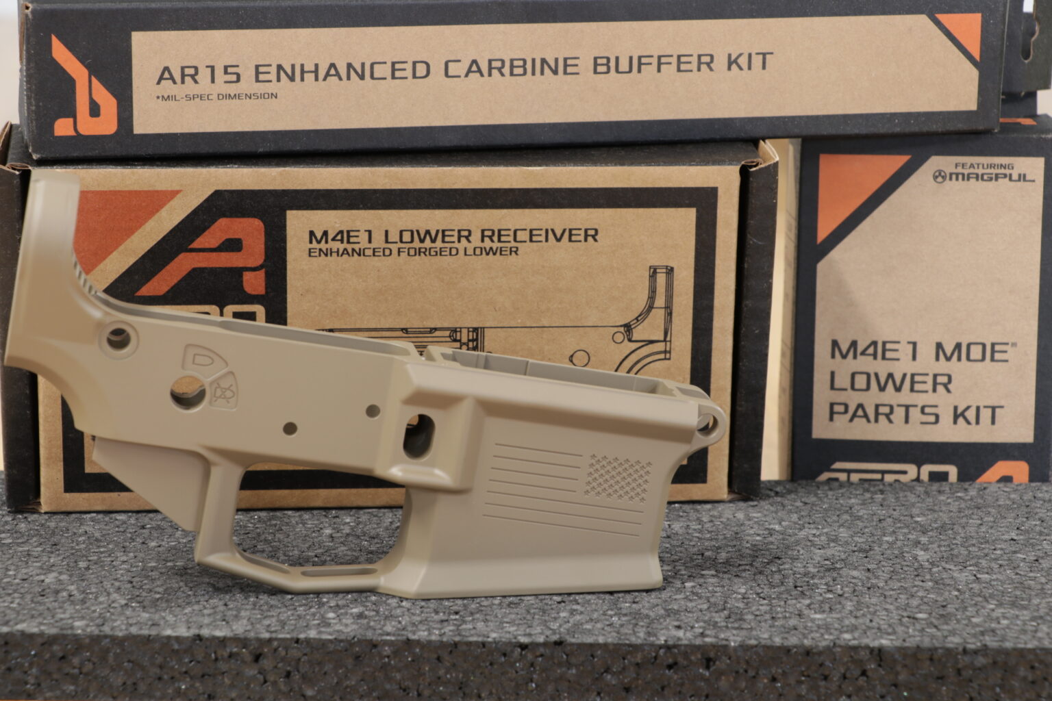Aero Precision FREEDOM FDE Complete Lower Kit Enhanced M4E1 MOE LPK