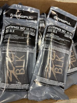 Laser Engraved Magpul PMAG 30 AR 300 Blackout GEN M3