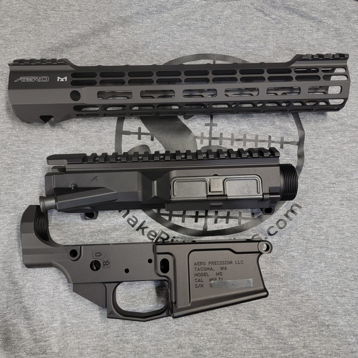 Aero Precision M5 12.7" ATLAS SONE Builder Set Snake River Rifleworks