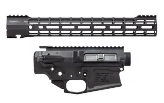 DESCRIPTION Save off the combined price when you buy the Aero Precision M5 15" S-One Builder Set!  This package deal features the pieces you need to start building your own M5 (.308) Rifle, including an M5 Stripped Lower Receiver, M5 Assembled Upper Receiver, and 15" Atlas S-ONE Handguard. Aero Precision M5 Builder Set Includes: M5 Stripped Lower Receiver M5 Assembled Upper Receiver 15" Atlas S-ONE Handguard All 3 pieces are finished in mil-spec Anodized Black