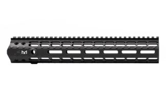DESCRIPTION Our Aero Precision M5 12.7" Enhanced M-LOK Handguard provide a lightweight free float design for your custom M5 .308 build. The M-LOK system allows advanced modularity past the current 1913 picatinny rail system. Machined to mil-spec dimensions and engineered to perfection, this handguard eliminates bulk while retaining strength and stability. Features: 1pc free float design Built in anti-rotation tabs Scalloped rails 1.72" inside diameter (from barrel nut cut to forward end) fits most muzzle devices and 1.5" suppressors 1.78" inside barrel nut cut area diameter Compatible with low profile gas blocks DPMS High Profile (.210) Tang Gen 2 Feature - Quick disconnect sling socket at the 3, 6 and 9 o'clock positions Gen 2 Feature - Additional milling along flats to aid with gripping and add visual appeal Gen 2 Feature - New profile for the continuous picatinny top rail Are you attaching this handguard to a standard threaded upper receiver? Make sure to select "Yes" under the Handguard Barrel Nut option above (shims included). Our handguards use either the DPMS/Aero or Armalite interface and do not work with a standard barrel nut. If you are using our M5E1 Enhanced Upper Receiver, no additional pieces are needed. Purchased with a handguard, the M5 Barrel Nut is $20 ($40 when sold separately). *Please note - This handguard is specific to the M5 .308/M5E1 platform. It is not compatible with the AR15/M4E1 platform. Check out our builder sets and other handguards