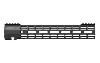 DESCRIPTION The Aero Precision M5 12.7" Atlas S-ONE Handguard is the newest addition to the Aero Precision Handguard lineup. Machined from 6061-T6 Aluminum, the S-ONE line of handguards are designed with size and weight in mind, providing the perfect handguard for your lightweight build. Our proprietary ATLAS attachment system is a durable and dependable mounting platform, maintaining a slim profile while still providing the strength and stability customers have grown to love from Aero Precision handguards. Available in KeyMod and M-LOK® profiles with 12" and 15" options. Add Aero Precision stripped lower and assembled upper: M5 Stripped Lower Receiver M5 Assembled Upper Receiver ATLAS The new Aero Taper Lock Attachment System (ATLAS) is both functional and aesthetically pleasing. It features 2 mirrored tapered locking nuts that provide evenly distributed clamping pressure across a custom engineered barrel nut with use of a turnbuckle screw. A ratcheting detent further secures the design while providing positive registration during installation. By design, the even pressure of the ATLAS system avoids distortion of the handguard often seen with current applications during installation. All hardware mounting parts are included with the purchase of an ATLAS Handguard. Lightweight By Design KeyMod Handguard Weights: 12" - 7.47 oz / 15" - 8.46 oz M-LOK Handguard Weights: 12" - 7.66 oz / 15" - 8.71 oz Mounting Hardware Weight: 4.72 oz (same across all S-ONE Handguard options) Features: Front and rear picatinny rail Eliminated center of top rail for weight reduction Indexing grooves in 12:00 position for positive grip control Quick disconnect sling socket at the 3, 6 and 9 o'clock positions Compatible with low profile gas blocks 1.5" Inside diameter Compatible with AR308 upper receivers and barrels NOT Compatible with M5E1 Enhanced Upper Receivers ATLAS Handguards are designed to match seamlessly with our M5 (.308) Threaded Upper Receivers. However, they may not be compatible with billet upper receivers due to indexing tabs. Save when you buy them as a combo. Need help installing your ATLAS Handguard? Check out our instructional video at the bottom of the page... PLEASE NOTE: These handguards do not come with a wrench. A standard armorers wrench will work with all M5 ATLAS Handguards.