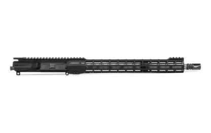 DESCRIPTION This Aero Precision M4E1 16" 223 Wylde Fluted S-ONE Complete Upper includes our new ATLAS S-ONE Handguard! The S-ONE line of handguards are designed with size and weight in mind, providing the perfect addition to your lightweight build. Our proprietary ATLAS attachment system is a durable and dependable mounting platform, maintaining a slim profile while still providing the strength and stability customers have grown to love from Aero Precision handguards. Includes: M4E1 Threaded Assembled Upper Receiver 15" ATLAS S-ONE Handguard 16" .223 Wylde Fluted Mid-Length Stainless Steel Barrel Low Profile Gas Block and Mid-Length Gas Tube Product comes assembled This complete upper does not include BCG or Charging Handle.  M4E1 Threaded Upper Receiver Features: New enhanced forging that gives the upper receiver a "billet look" New picatinny profile that blends seamlessly with our Enhanced Series Handguards M4 Feedramps .250 takedown pin holes Laser engraved T-marks Includes port door and forward assist installed ATLAS S-ONE Handguard Features: Front and rear picatinny rail Eliminated center of top rail for weight reduction Indexing grooves in 12:00 position for positive grip control Quick disconnect sling socket at the 3, 6 and 9 o'clock positions Compatible with low profile gas blocks 1.3” Inside diameter 1.5” Outside diameter Compatible with mil-spec AR15 upper receivers and barrels Learn More about our NEW ATLAS S-ONE Hanguards 16" .223 Fluted Stainless Steel Mid-Length Barrel Features: .223 Wylde 16" Mid-Length Barrel, 1/8 Twist 416R Stainless Steel Bead Blasted Finish .750 gas block journal Mid-length gas system M4 Feed Ramp Extension HP and MPI tested Standard A2 flash hider ALL NEW Fluted Design Barrel Weight: 27 oz