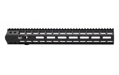 DESCRIPTION Our Aero Precision M5 (.308) Enhanced M-LOK Handguard Gen 2 15" w/ Barrel Nut provide a lightweight free float design for your custom M5 .308 build. The M-LOK system allows advanced modularity past the current 1913 picatinny rail system. Machined to mil-spec dimensions and engineered to perfection, this handguard eliminates bulk while retaining strength and stability. Features: 1pc free float design Built in anti-rotation tabs Scalloped rails 1.72" inside diameter (from barrel nut cut to forward end) fits most muzzle devices and 1.5" suppressors 1.78" inside barrel nut cut area diameter Compatible with low profile gas blocks DPMS High Profile (.210) Tang Gen 2 Feature - Quick disconnect sling socket at the 3, 6 and 9 o'clock positions Gen 2 Feature - Additional milling along flats to aid with gripping and add visual appeal Gen 2 Feature - New profile for the continuous picatinny top rail Check out our upper and lowers also available in a builder set Are you attaching this handguard to a standard threaded upper receiver? Make sure to select "Yes" under the Handguard Barrel Nut option above (shims included). Our handguards use either the DPMS/Aero or Armalite interface and do not work with a standard barrel nut. If you are using our M5E1 Enhanced Upper Receiver, no additional pieces are needed. Purchased with a handguard, the M5 Barrel Nut is $20 ($40 when sold separately). *Please note - This handguard is specific to the M5 .308/M5E1 platform. It is not compatible with the AR15/M4E1 platform.