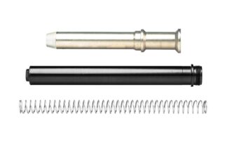 DESCRIPTION Aero Precision M5 .308 Rifle Buffer Kit Includes: 6061-T6 Aluminum Rifle Buffer Tube .308 Rifle Buffer .308 Rifle Buffer Spring Made in the USA STOCK NOT INCLUDED Check out our other spare parts SPECS Aero Precision M5 .308 Rifle Buffer Kit Specs Made In America? Yes Platform M5 Weight(s) 10.9 oz Other Features Buffer Length: 5.3” Buffer Weight: 5.6 oz.